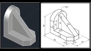 AutoCAD 3D Basics Training Exercises  - 1 || AutoCAD Drawing Tutorial for Beginners || 3D AutoCAD