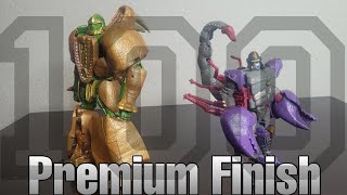 Transformers Premium Finish Rhinox VS Scorponok REVIEW