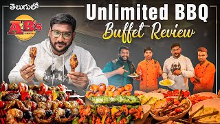 Absolute Barbecue Bangalore - Unlimited BBQ Buffet | Telugu Food Reviews | Absolute Barbecue Review