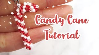 Candy Cane Tutorial | Seed Bead Jewelry Making | DIY