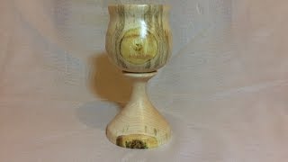 Wood turning - Trying out different Goblet design