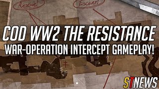 Call of Duty WW2 The Resistance DLC | Operation Intercept War Map Gameplay + Thoughts | ShopTo