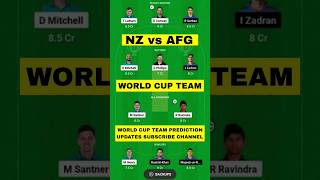 NEW ZEALAND vs AFGHANISTAN Dream11 Team Prediction Today 2023