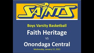 FHS vs. Onondaga Central- Boys Varsity Basketball