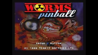 Worms Pinball PS1 Gameplay (PAL)