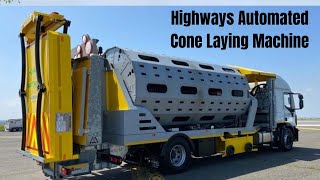 Highways Automated Cone Laying Machine