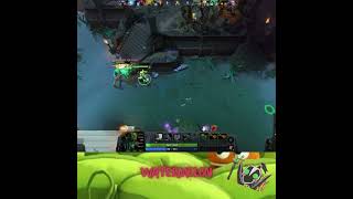 Triple Trouble: 'Watermelon' Tidehunter's Hilarious Hook Fiasco | Fun Dota  #dota2  #shorts