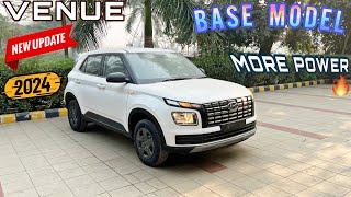 New 2024 Hyundai VENUE🔥(E)Base Model💪Now More POWER & SAFETY👌Kia Sonet Facelift👎AX