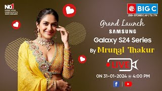 🚀 Exciting News Unveiled! Grand Launch of Samsung Galaxy S24 Series with Mrunal Thakur! 📱✨