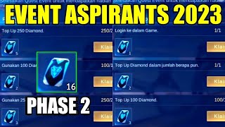 BOCORAN MISI TOP UP EVENT ASPIRANTS 2023 PHASE 2 - Mobile Legends