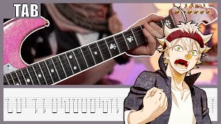 [TAB] Black Clover OP3 - Black Rover Cover | Guitar Tab | Lesson | Tutorial