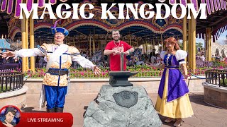 🔴 LIVE: MAGIC KINGDOM SWORD IN THE STONE CELEBRATION - DISNEY WORLD LIVE STREAM