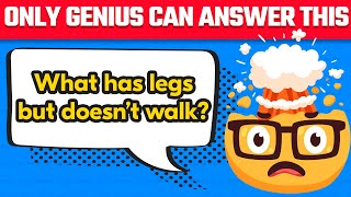 ONLY GENIUS CAN ANSWER THIS - 25 TRICKY RIDDLES 🤔🤯 | Riddles Quiz