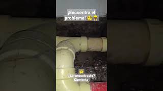 Fuga en red de desagüe #reels #shorts #video #viral #construction #ingenieria