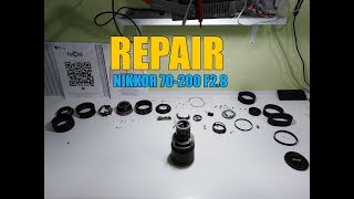 NIKON nikkor 70-200 F2 8 REPAIR