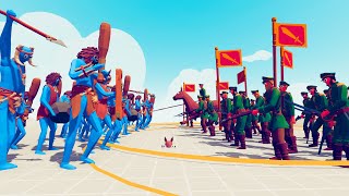 RUSSIAN TEAM vs TRIBAL TEAM | TABS Totally Accurate Battle Simulator