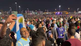 argentina fans # Qatar