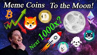 Top 10 Crypto Meme Coins that will MOON!!