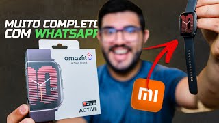 Amazfit Active - O Smart Watch mais barato e completo -  WhatsApp, GPS, memória interna e muito mais