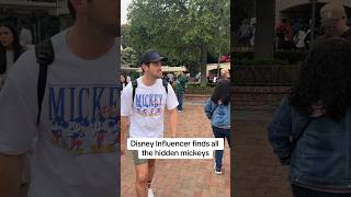 When Disney Influencers Find Hidden Mickeys #disneyland #hiddenmickey #disneyadults