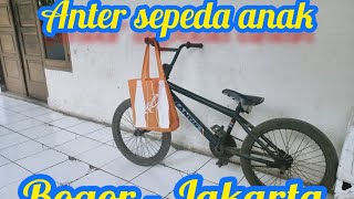 Anter sepeda anak Bogor - Jakarta