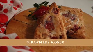 STRAWBERRY SCONES! | Welcome to Nigerian Strawberry Season!!