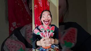 Unboxing Delicious Rainbow LollipopSummer Critical Strike Lollipop #shorts #candy #song