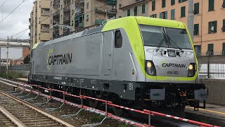 Consegna nuova E494 503 CAPTRAIN e molto altro a Genova Sestri Ponente