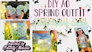 DIY 1:3 scale SPRING OUTFIT!NO SEW| DAY 3 of "Your new allergy Spring Collab!" w/ HannahTheHoneyBear