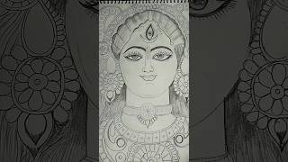 Jai maa durga ❤️🙏#art #drawing #durgapuja #pencildrawing #maa