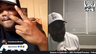 “Sports Talk’n with J.B.” - Season 4 - Episode 1: (SEC Football Preview) with DJ C-Way