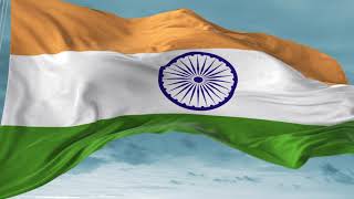 Indian Flag waving Free 4k Footage - Indian Independence Day Flag Video