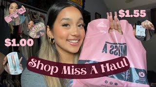 SHOP MISS A HAUL | $1 beauty products | beauty haul under 20$