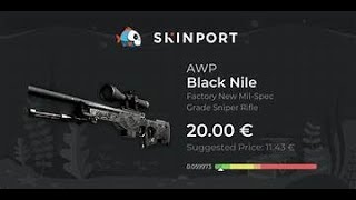 Anubis Mil Spec Attempt Awp Nile Factory new BIG MONEY