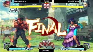 Realms Games USF4 Ranbat 1.7 Round 3 Blackbeltstatus vs NB|SMP Nova