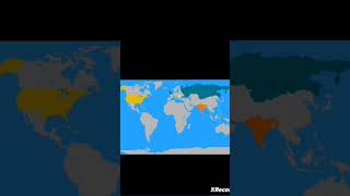 Trying to get a subscriber From every country day 5 #maps #shorts #viral