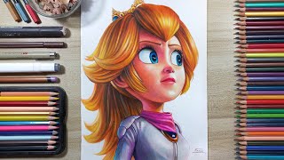 Princess Peach - Speed Drawing | Fame Art