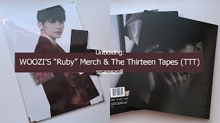 unboxing woozi's ruby merch & TTT magazine ☆ honest & chaotic reactions (sorry! timestamps in desc)