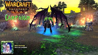 Warcraft III Reforged Beta Night Elf Campaign - Illidan Stormrage become Black Demon