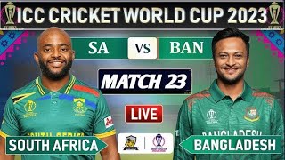 South Africa vs Bangladesh, 23rd Match- Live Cricket Score, Commentary #live #cricket