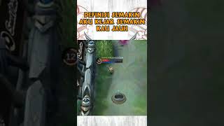 DEFINISI SEMAKIN KU KEJAR SEMAKIN KAU JAUH || FACEHUGGER & ANTIMAGE #shorts #mobilelegends #mpl