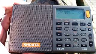 Приём КВ и АВИА. XHDATA D-808.