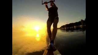 GoPro : double water ski