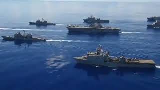 Finalisacion del ejercicio Valiant Shield 2020 en las cercanias de Guam y el mar de Filiinas