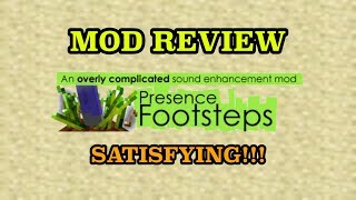 [Minecraft] Presence Footsteps Mod Review (SATISFYING) \4K/