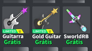 ITEM LIMITADO GRÁTIS! COMO GANHAR A GUITARRA GRÁTIS DO ROBLOX *pegue agora antes que acabe*