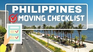 How to move to the Philippines - Essential Checklist: What You Need to Know!!!