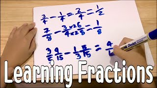 Learning Fractions Maths