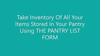 Eliminate Food Waste While Keeping A Well Stocked Pantry