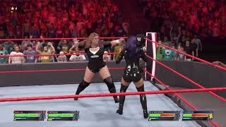 WWE2K22 RAW THE AUTHORITY VS TEAM B.A.D | WOMENS TAG TEAM CHAMPIONSHIP TOURNAMENT 2ND ROUND